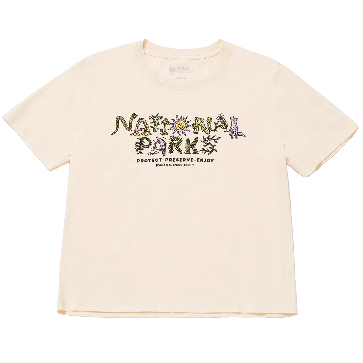 Versatile Wearable Women's National Parks 90s Doodle Tee