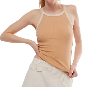 Women's Only 1 Ringer Tank Durable Colorfast Finish Airflow Ventilation