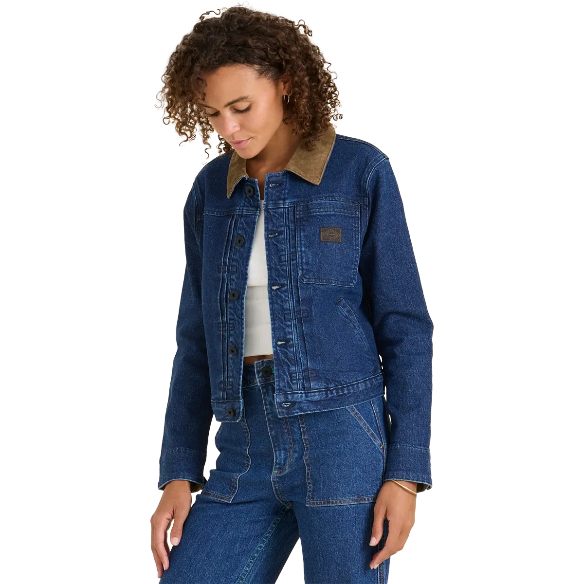 Women's Open Roads Denim Jacket Moisture Wicking Technology Anti Pilling