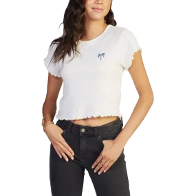Women's Palm Short Sleeve Tee Sleek Look Layer Ready Fit