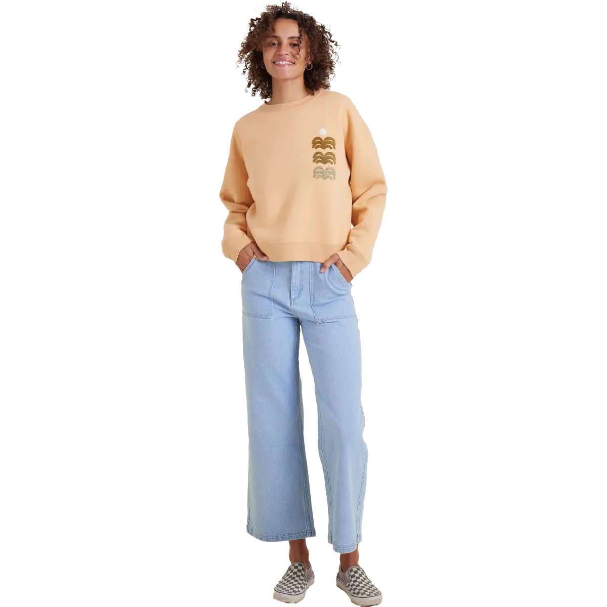 Women's Port Crew Fleece anti shrinking