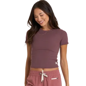 Women's  Pose Fitted Tee Casual Comfort