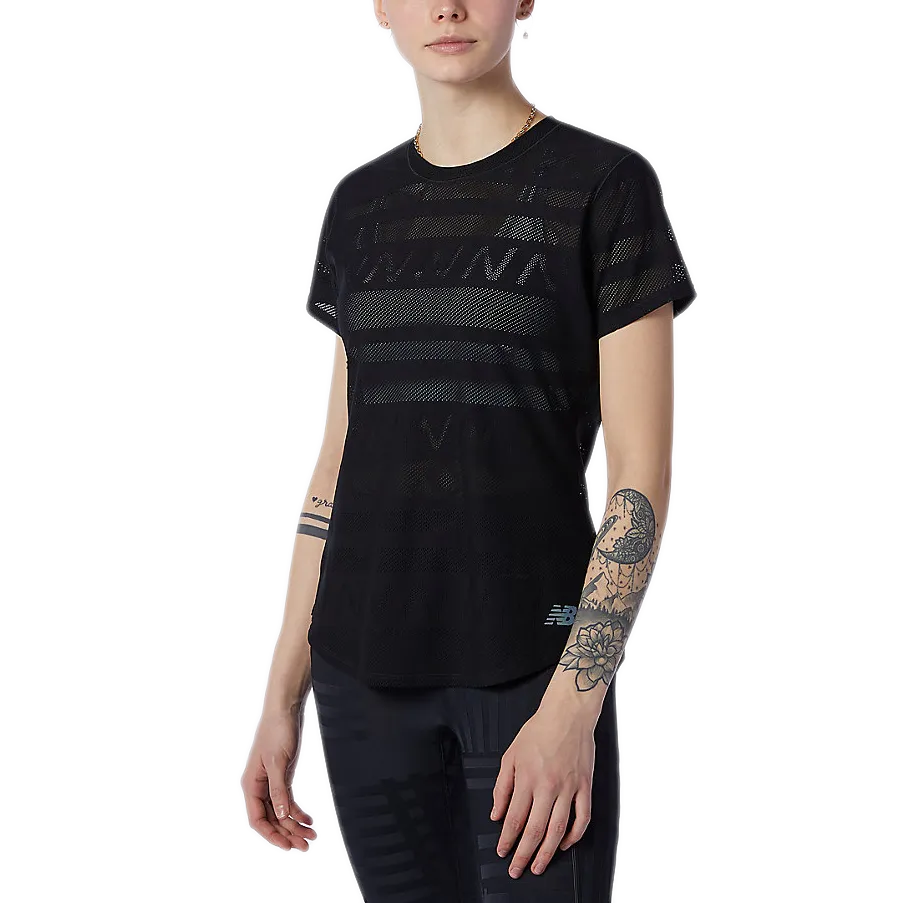 Women's Q Speed Jacquard Short Sleeve High Density Knit