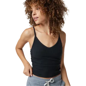 Comfy Essentials Women's Rib Ruched Tank