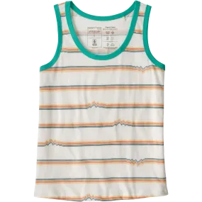 Women's Ridge Rise Stripe Repeat Organic Tank Top Comfortable Design