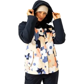 Heavy Duty Zippers Ergonomic Shoulder Design Women's Roxy Jetty 3-in-1 Jacket