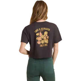 Women's Seek Cropped Boxy Tee Timeless Design Flexible Neckband