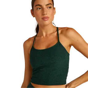 Trendy Vibes Women's Spacedye Slim Racerback Cropped Tank
