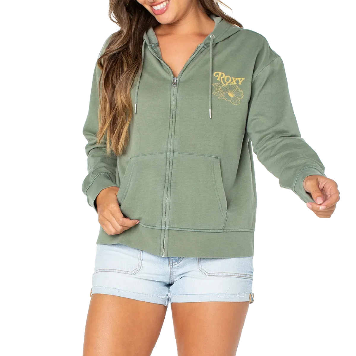 product rhinestone glamour Street Casual Women's Sweet Rhythm Zip Hoodie