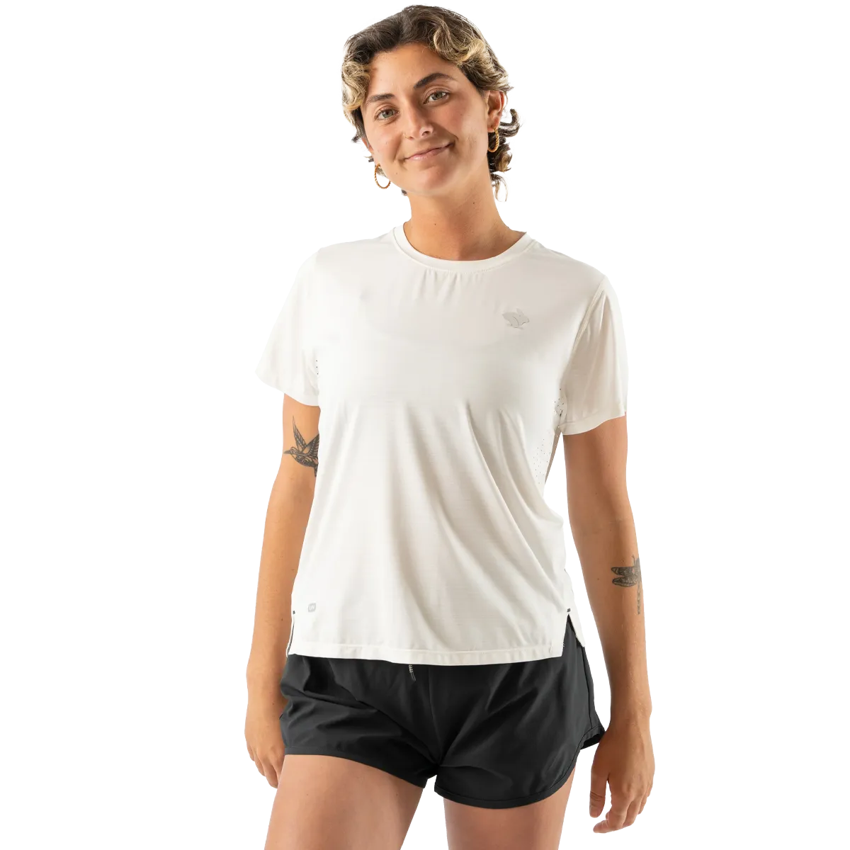Women's UPF Tee SS Casual Layer Look funky
