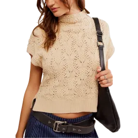 Women's Vickie Mock Neck Sweater Concert Look