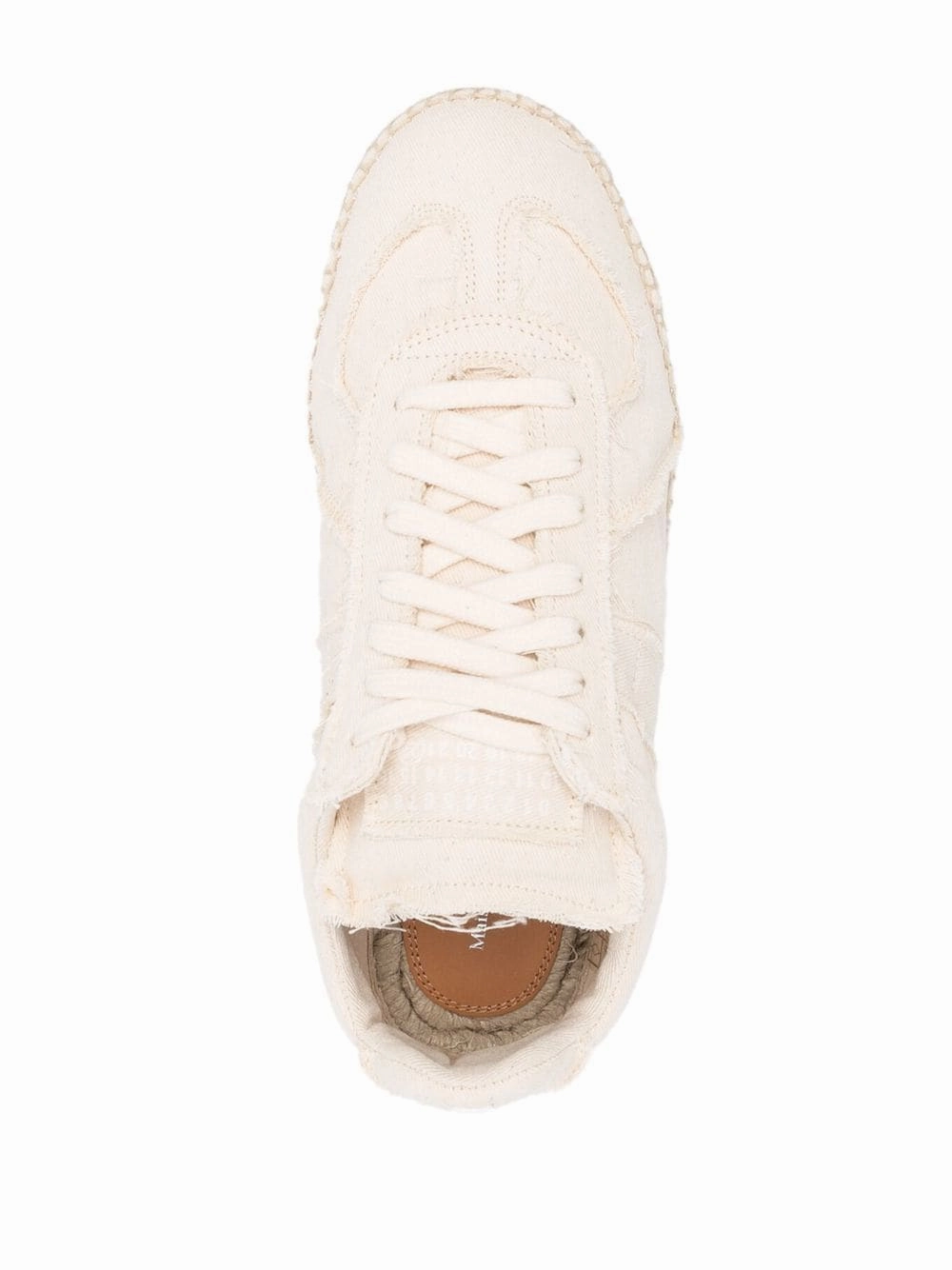 Womens Replica Espradille - Beige Blown Rubber Traction Fashion Comfort