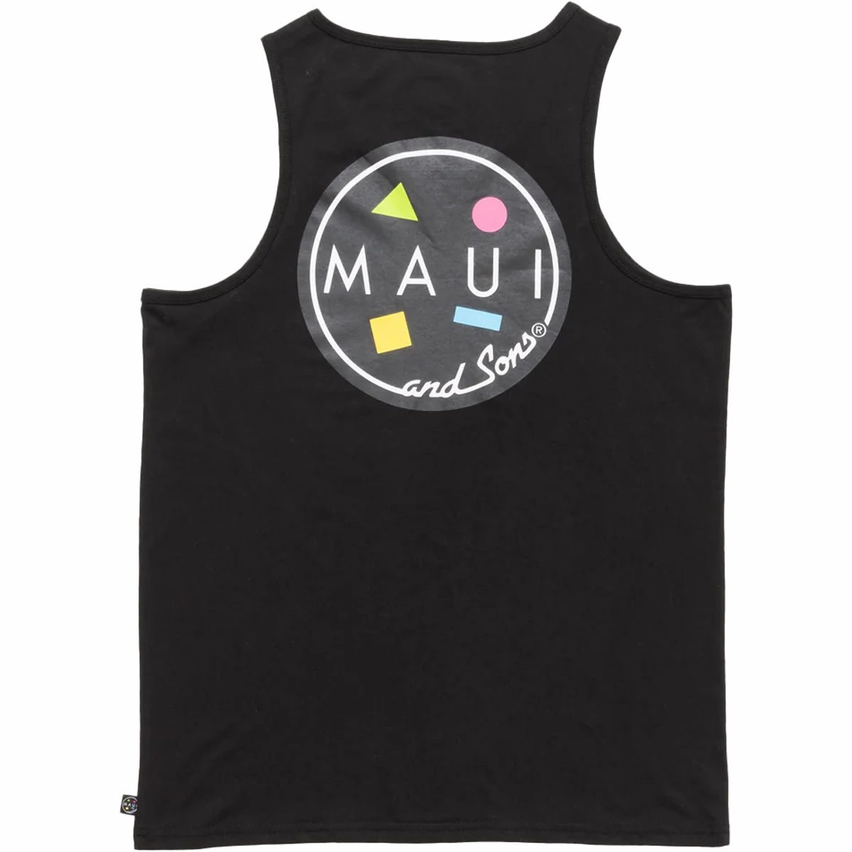 Men's Cookie Logo Tank Anti Static Finish Curved Hemline