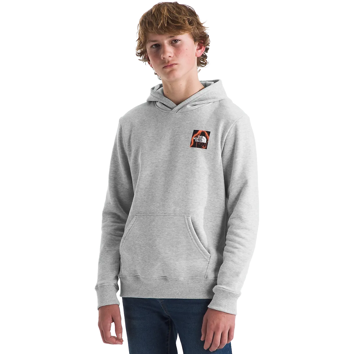 suitable for workouts product gift worthiness Youth Camp Fleece Pullover Hoodie