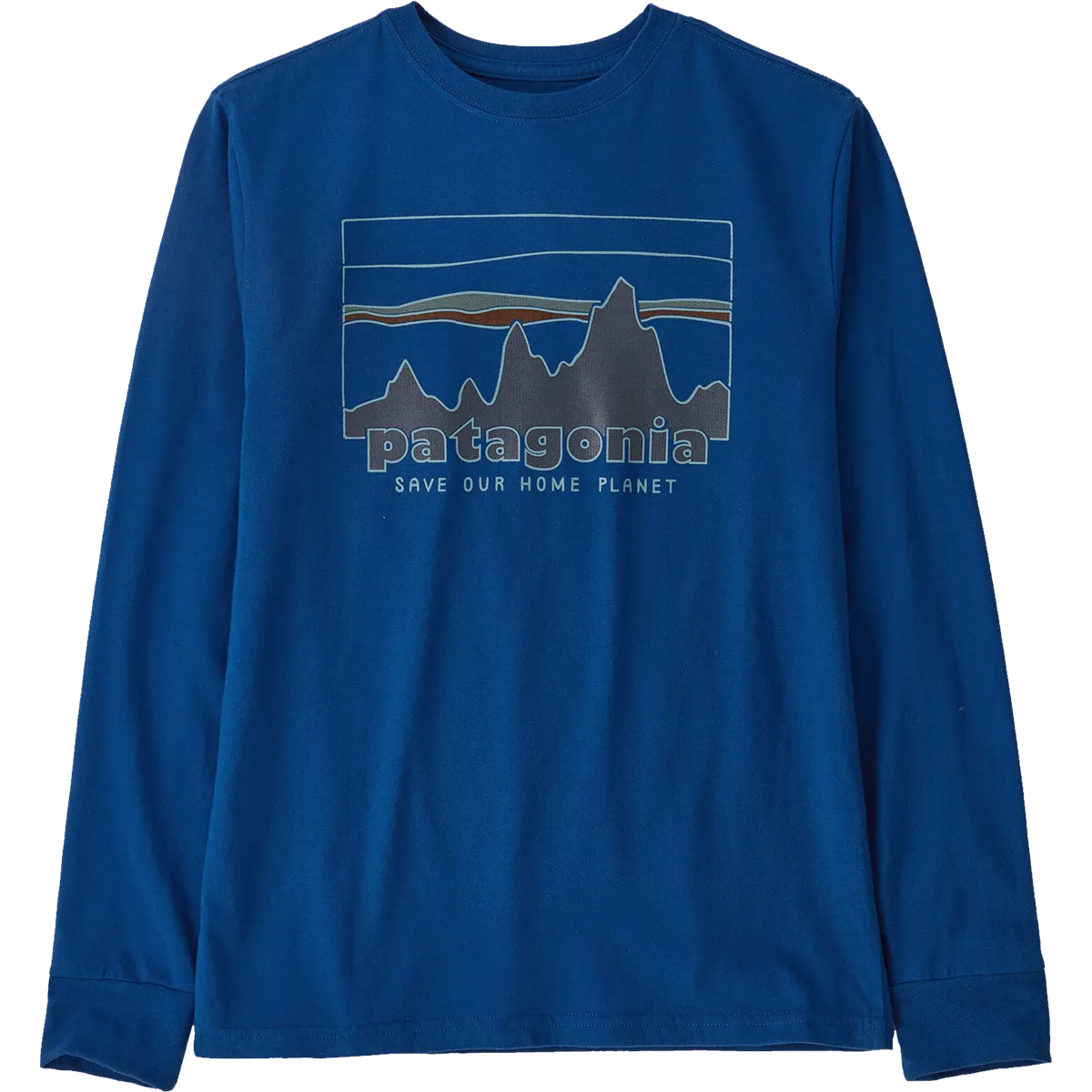 Ultimate Fit Casual Chic Look Youth Long-Sleeved Regenerative Organic Cotton Graphic T-Shirt