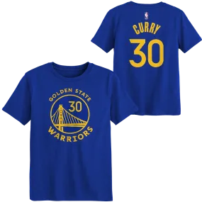 Youth Warriors Curry Name Number Tee Cool Fit Buttery Soft Fabric