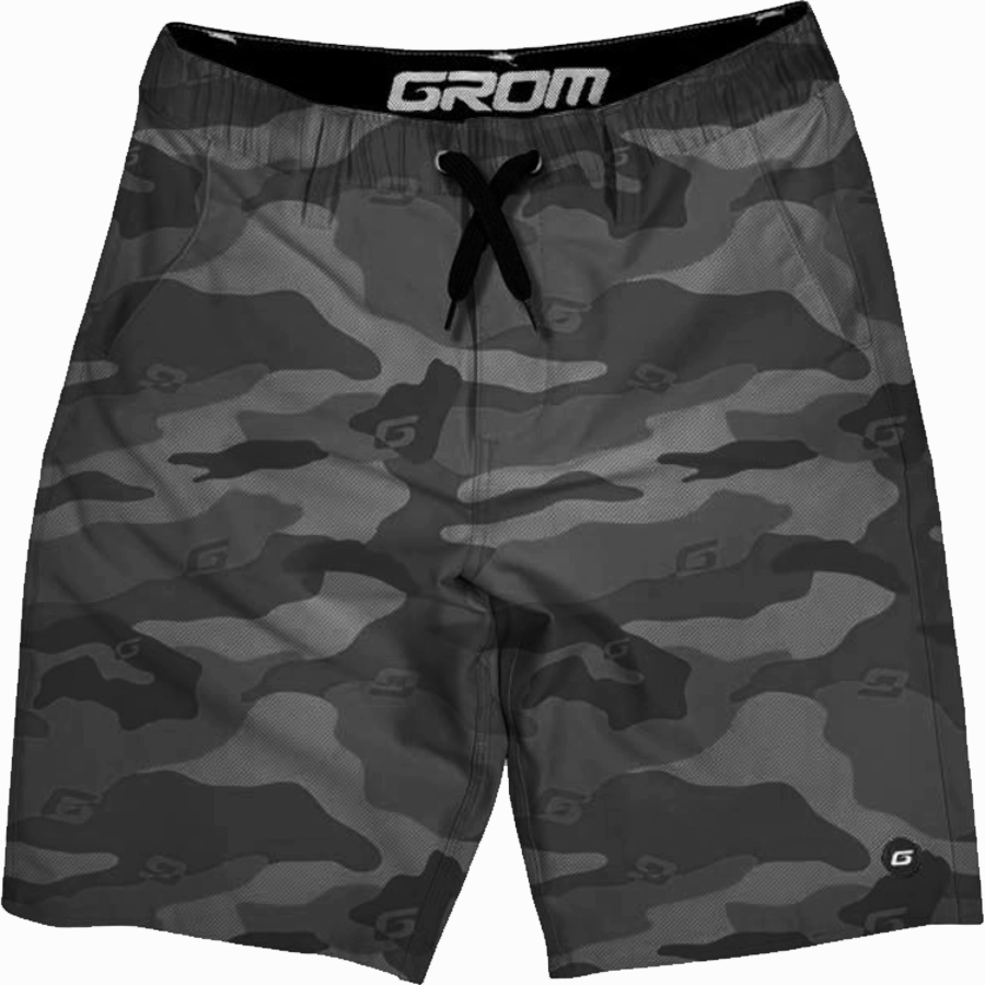 Youth Elevation Hybrid Boardshort Reflective details