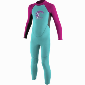 Seam Glide Technology MoistureWicking Interior Youth Toddler Reactor II 2mm Back Zip Full Wetsuit