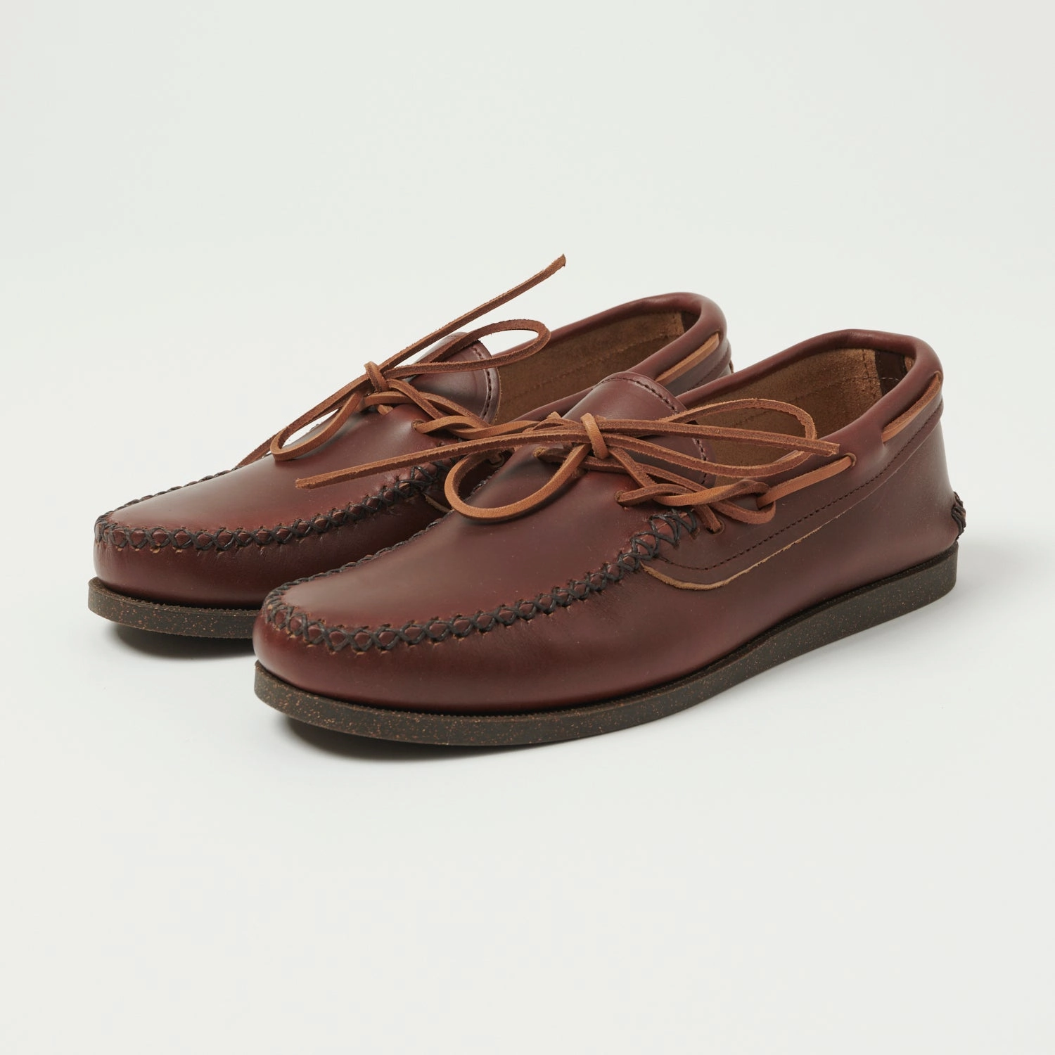 Shore Glow Yuketen Canoe Moc w/ Camp Sole Shoe - G Tan