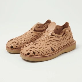 Lesson Step Breathable Flats Yuketen Cruz Sandal - Natural