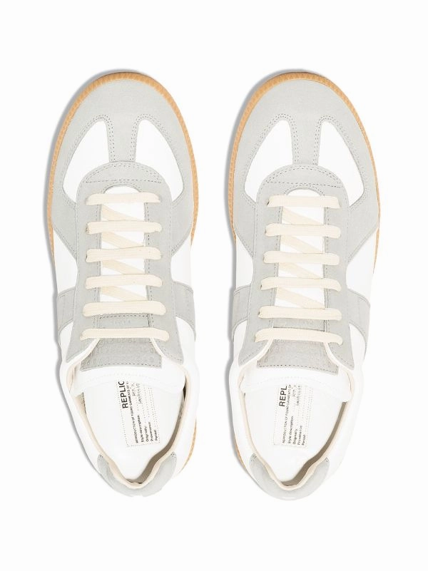 Womens Replica Low Top Sneakers - Off White Durable Rubber